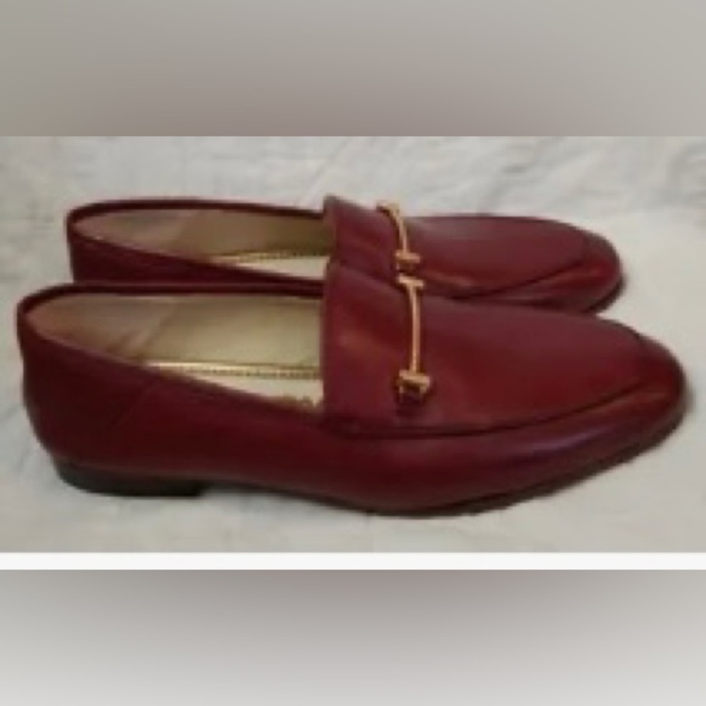 Sam Edelman Womens Loraine Beet
Red Horsebit Leather Loafers Size 9